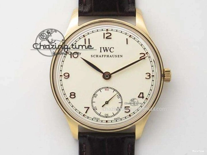 MIROTIME 0517 Reliable Portuguese IW371447 ZF 1:1 Best Edition SS Black Dial On Black Leather Strap A79350 V 7274